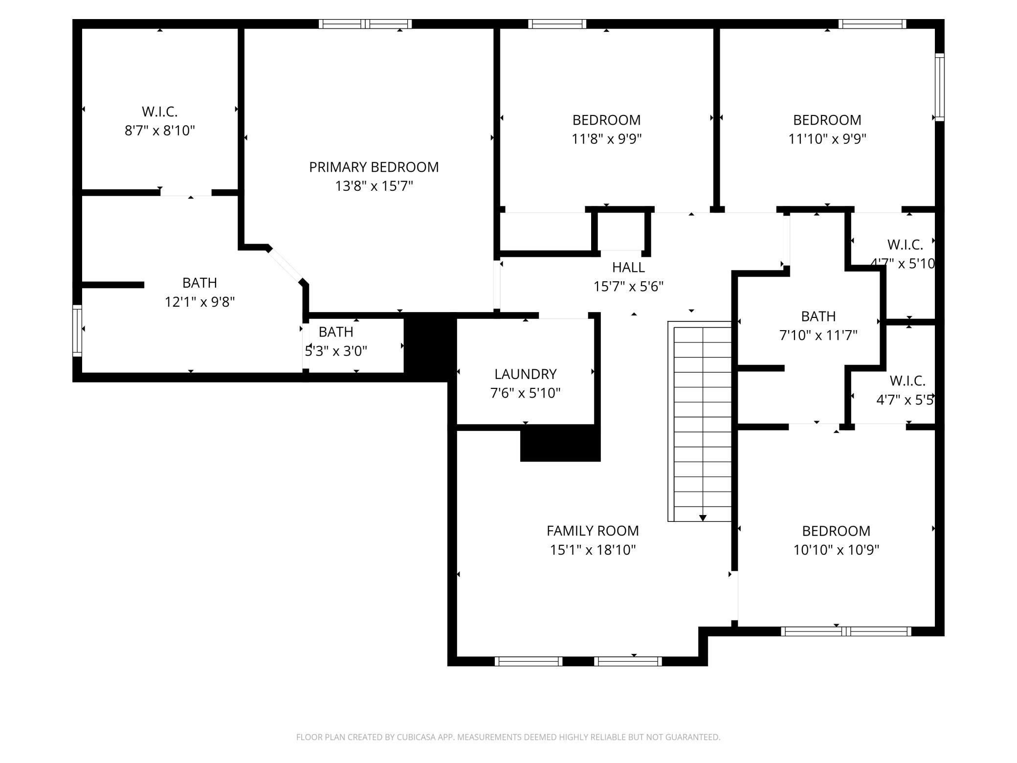 Upper Level Floor Plan