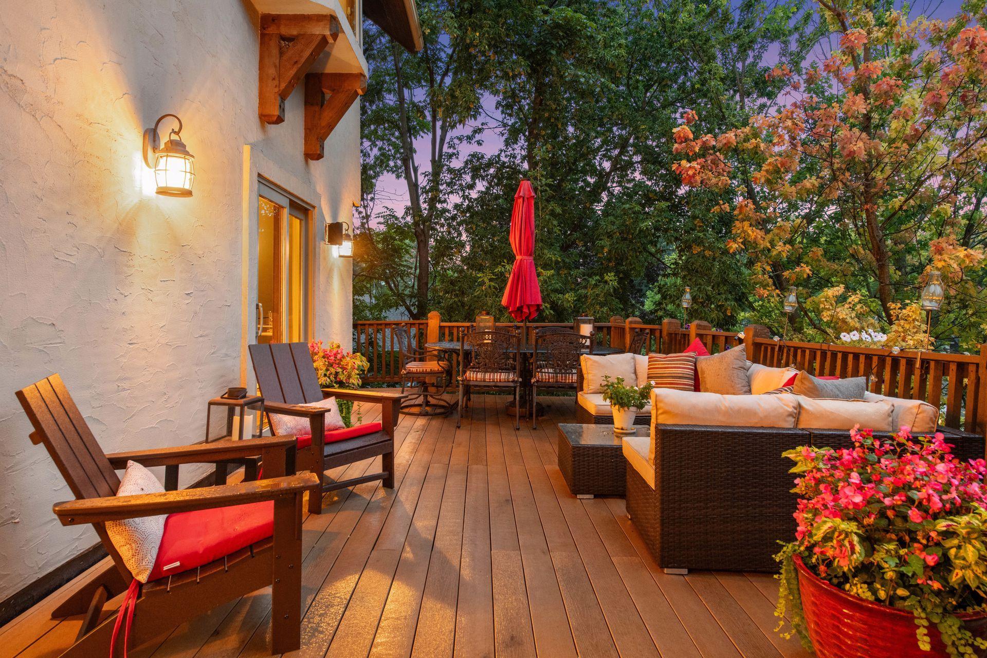 Completing this home is an attached oversized two-car garage with epoxy flooring, storage shed, stunning landscaping, paver patio firepit, and an expansive deck for relaxing or entertaining.