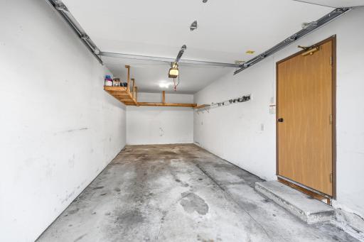 garage directly connected to private entry stairway