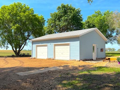 This newly constructed detached double garage offers the perfect combination of storage, workspace, and convenience.