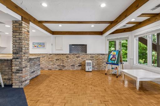 Plenty of room for a reading nook, craft area, or additional dining space