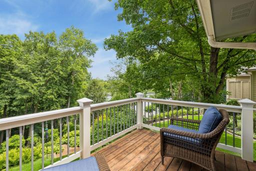 View from the balcony off of the sun room on the main level