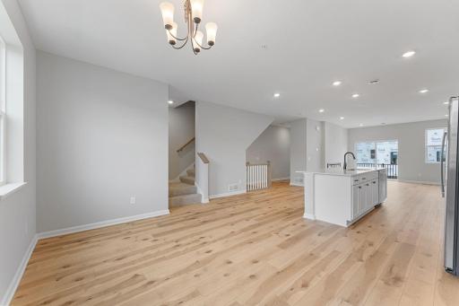 Dining room. Similar home shown, Color and options can vary.