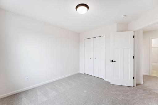 1 of 2 secondary bedrooms. Similar home shown, Color and options can vary.
