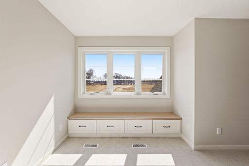 Lookout Bench in Bedroom 2 - Upper level