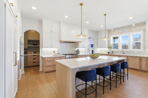 Main Level - Kitchen with 10 foot center island