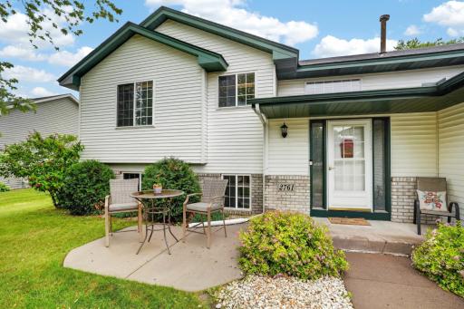 Attractive curb appeal with a welcoming front entrance and mature landscaping.