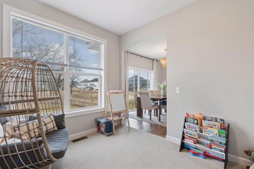 Sun room can also double as an office or playroom