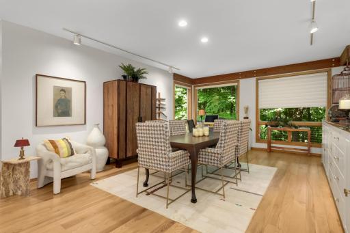 Fabulous space to enjoy a "crowded table" encouraging a long and leisurely meal.