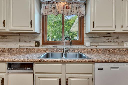 Washing dishes while looking out over the backyard will make the chore feel less like a chore and more like a treat.