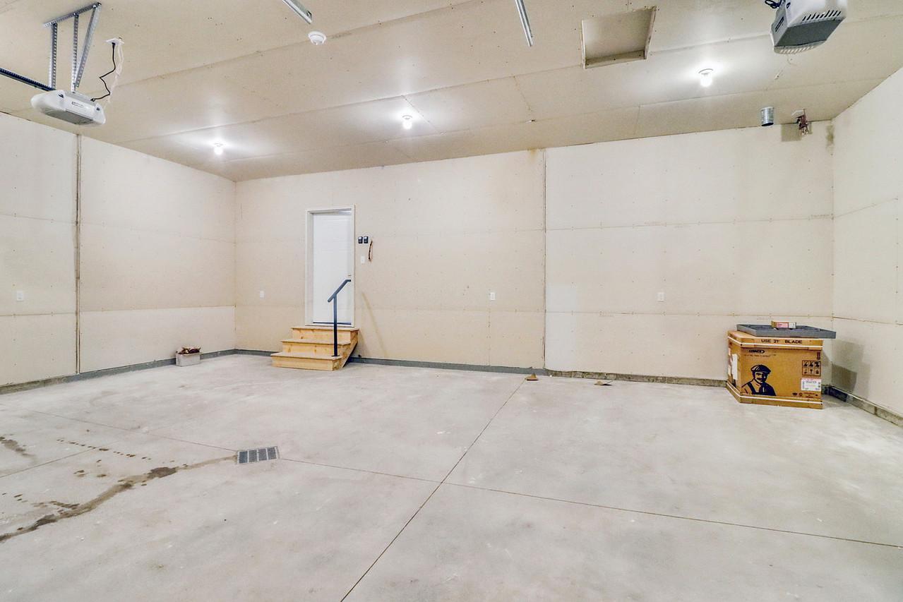 Garage roughed in for heater