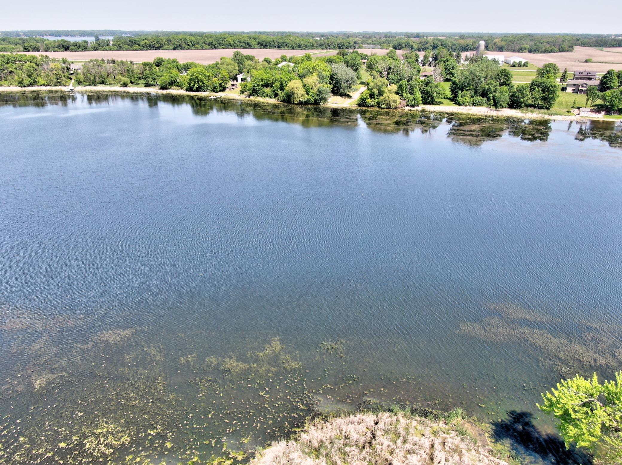 Looking out east from above the property, lots of great spots to catch bass and panfish!