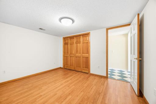 5th bedroom in lower level next to full bathroom. This room is non-conforming. This could also make an excellent storage room.