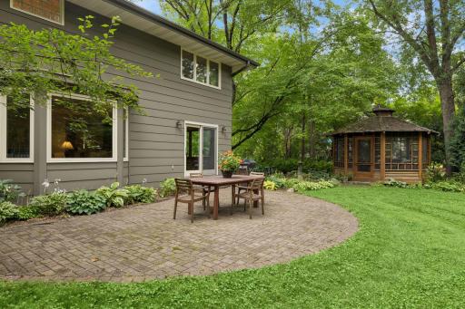 Back yard with Gazebo