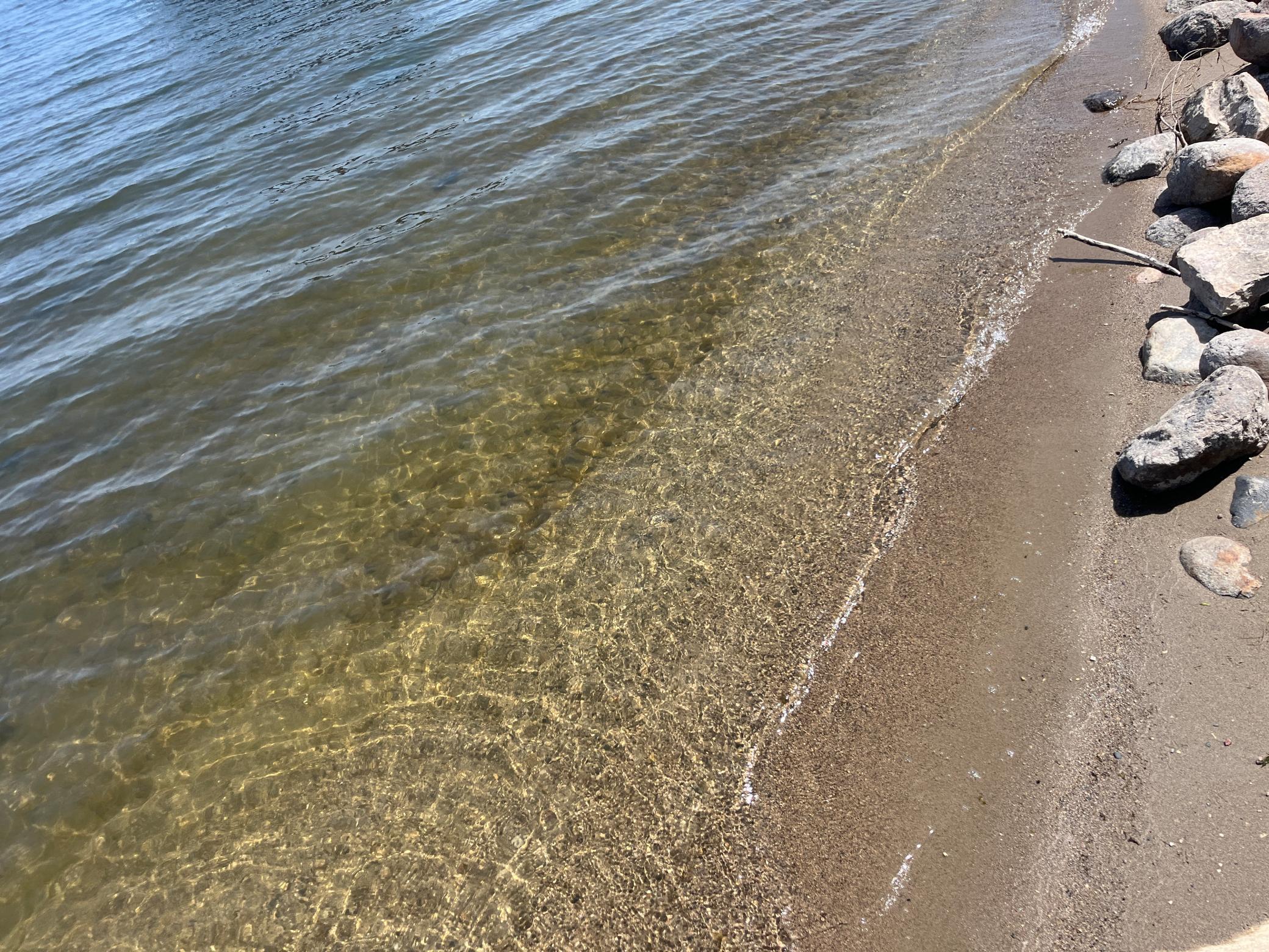 6 Nice Sandy beach, great swimming area.JPG