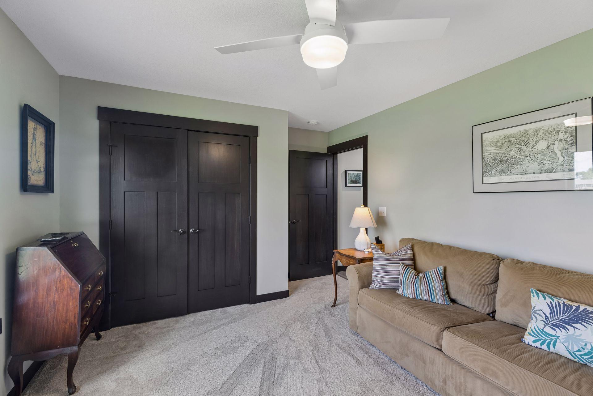 Third main floor bedroom could double as on office or sitting room