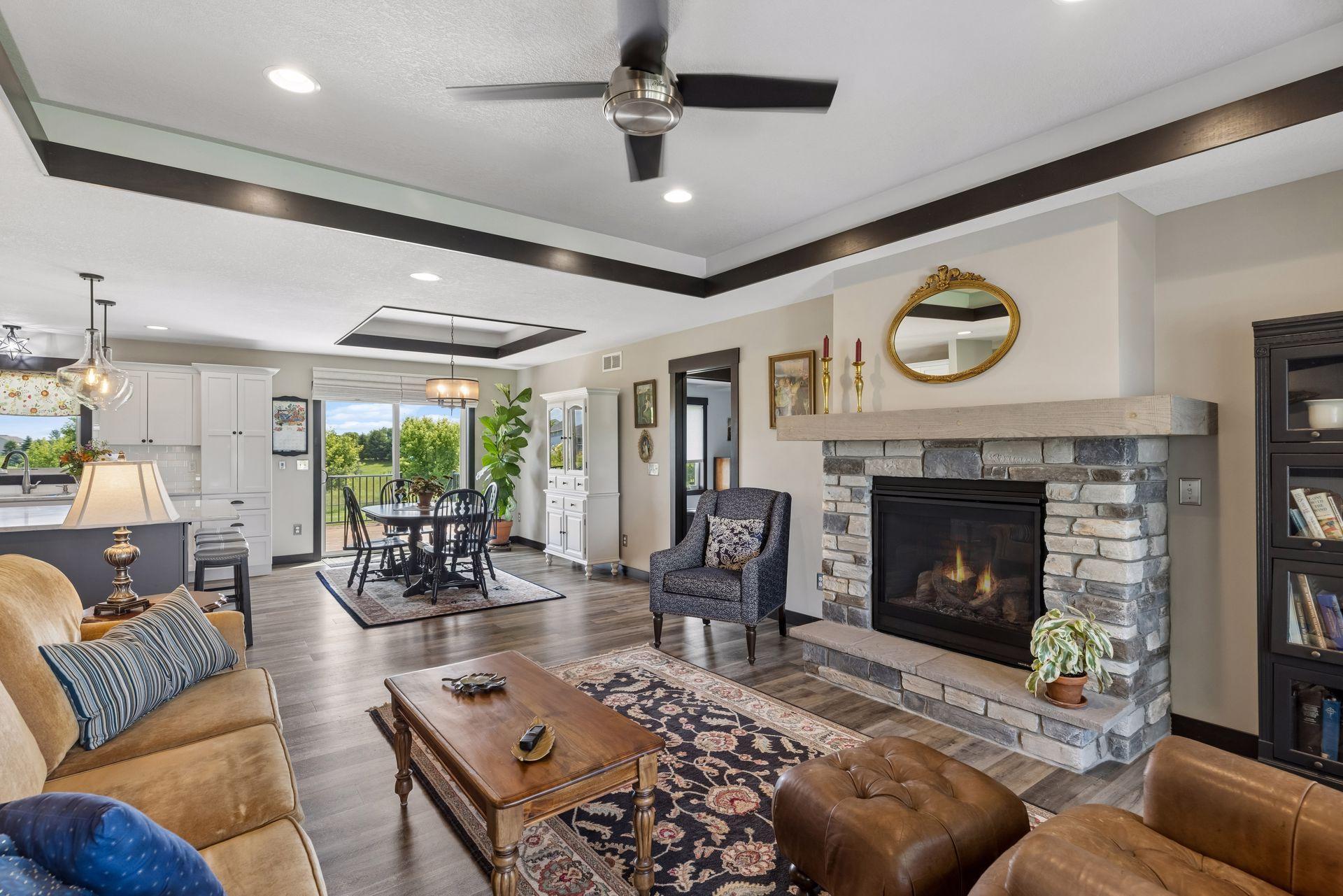 Open and airy floorplan