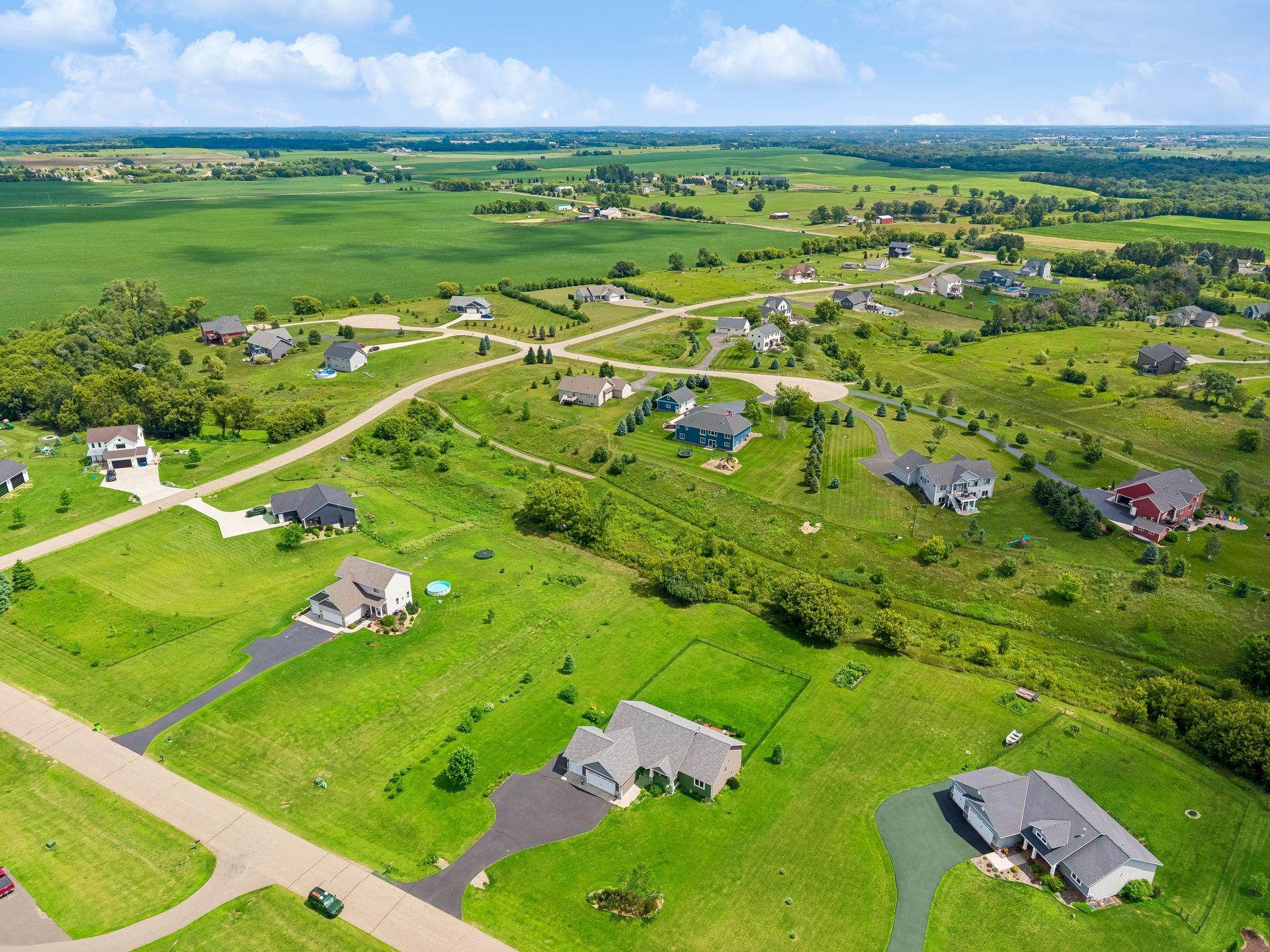 Situated on over 1.5 lush, green acres