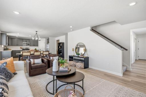 Open living room space