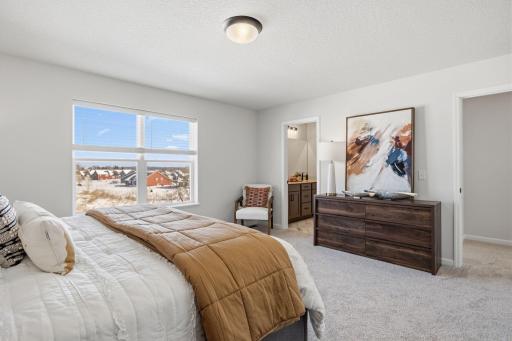 Lots of natural light in the owner's suite