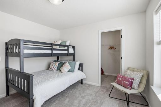 Bedroom #3 with a walk in closet