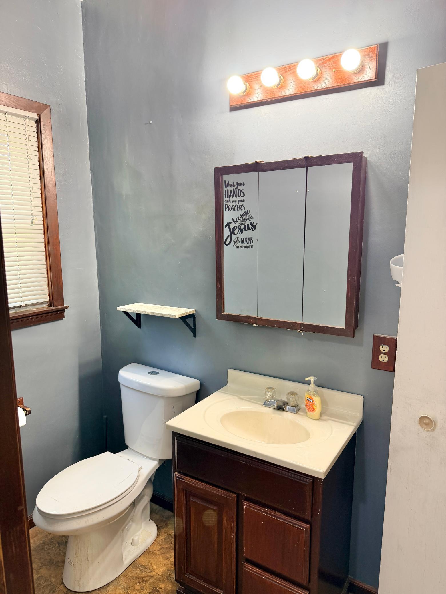 Main floor bathroom