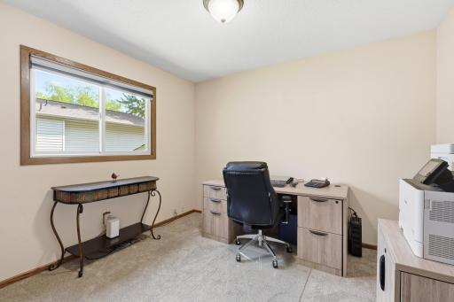 The 2nd bedroom on the upper level has been used as a home office.