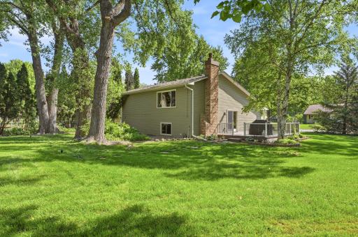 Stunning yard that is .406 of an acre in size! Plenty of room for yard games and entertaining.