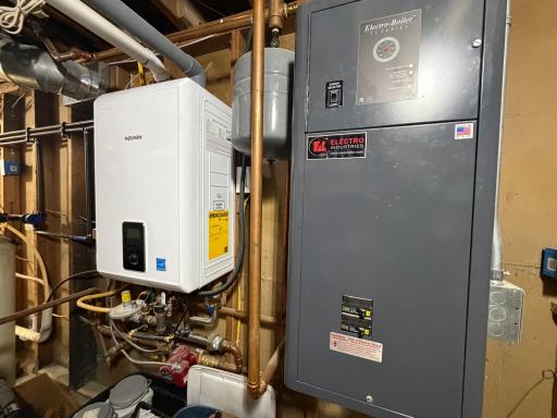 On Demand Water Heather and Propane Furnace