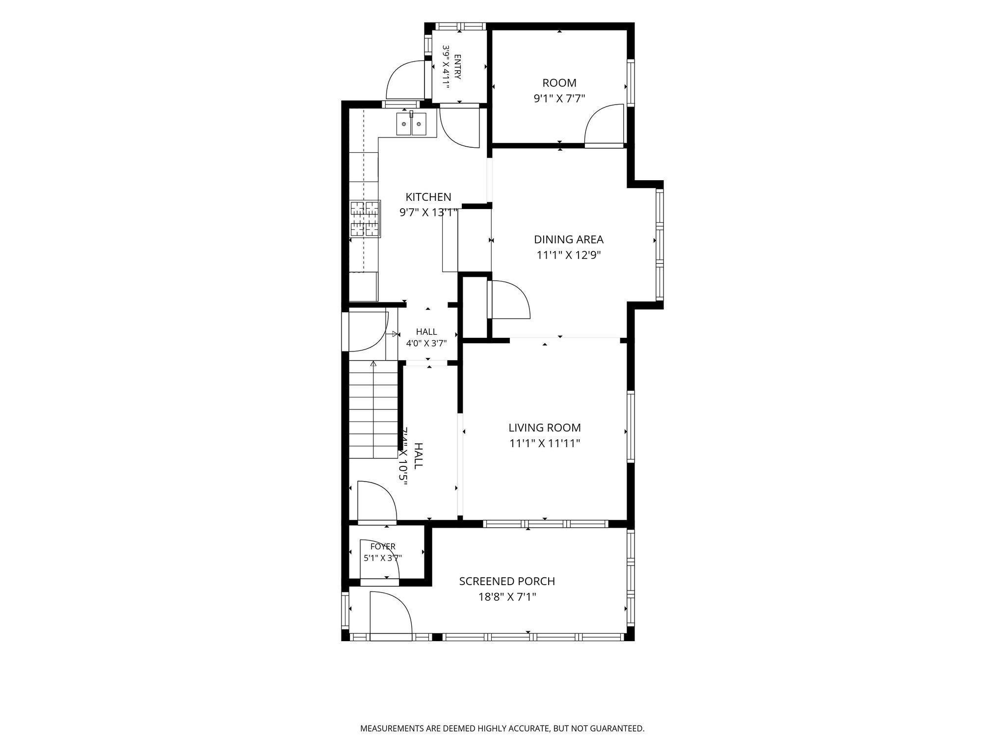 Main Level Floor Plan