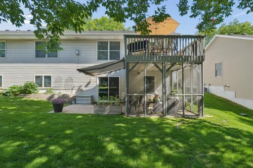 Back Yard w/ Screened Porch
