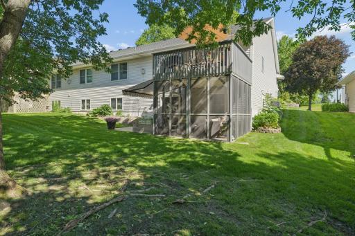 Back Yard w/ Screened-In Porch