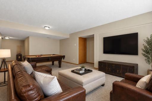 Virtually Staged LL Family Room