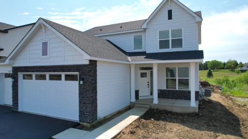 (Photo is of the actual home in progress.)