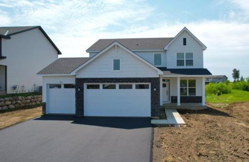 Welcome home to 9511 Lydia Lane! (Photo is of the actual home in progress.)