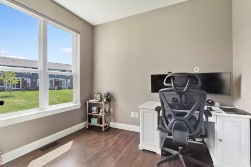 Office on main level with southern exposure