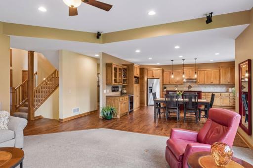 Rich craftsmanship and flowing floor plan make this a space youâll love spending time in