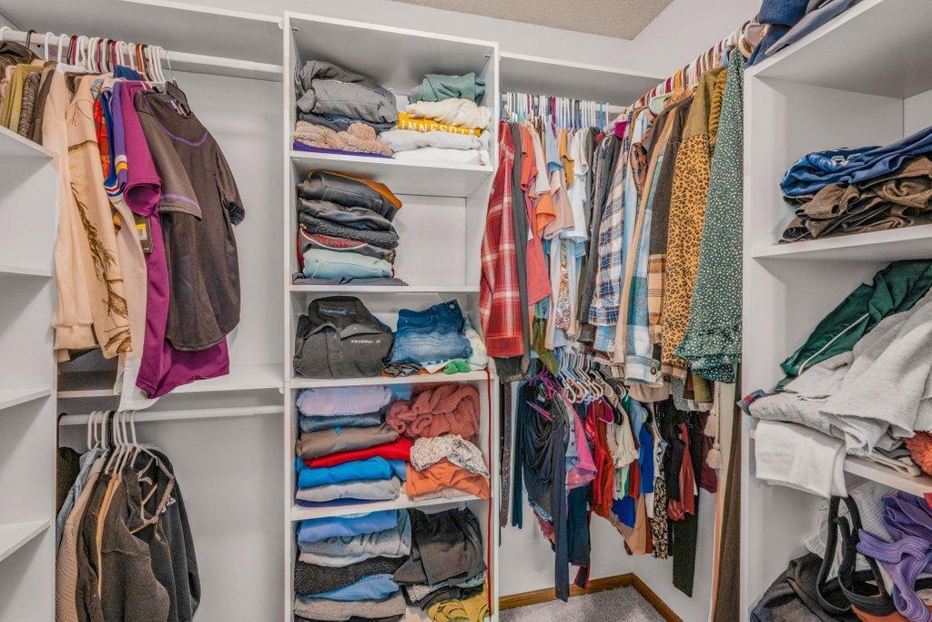 Primary Walk In closet