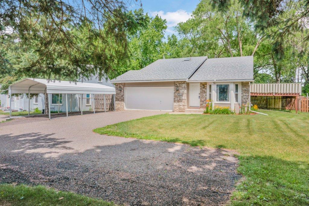 2 car attached plus carport