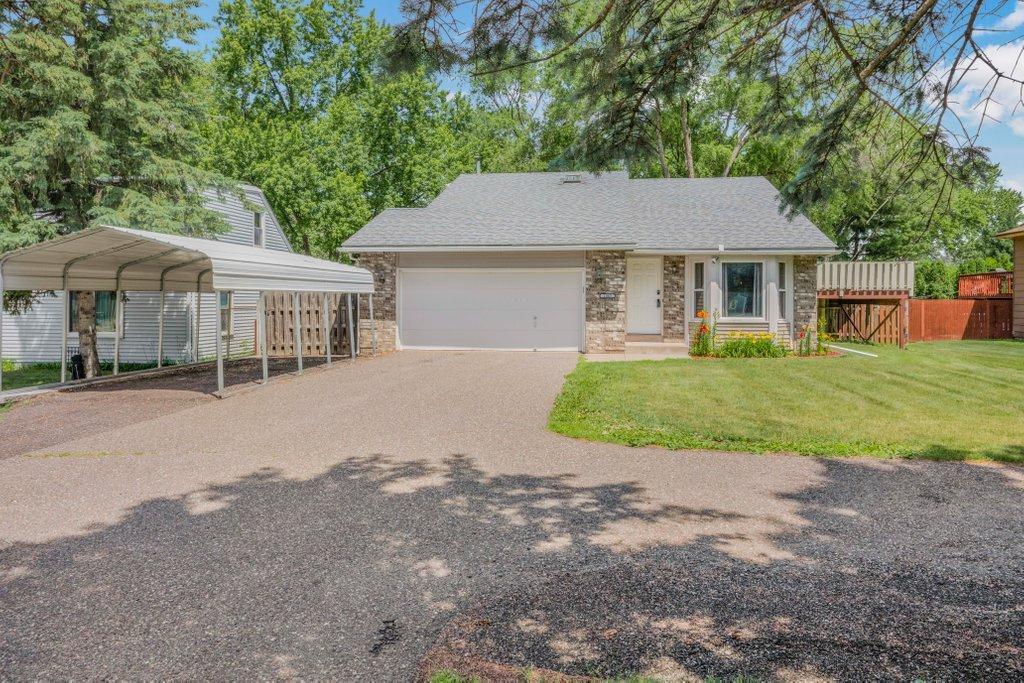 Carport anchored and covered