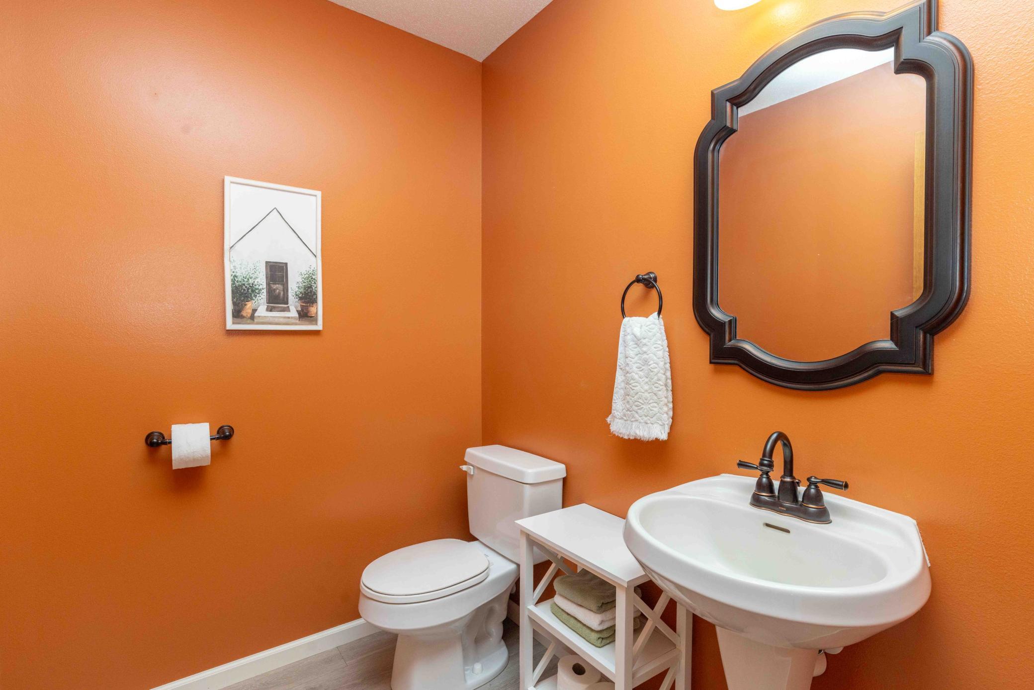 Main floor half bath