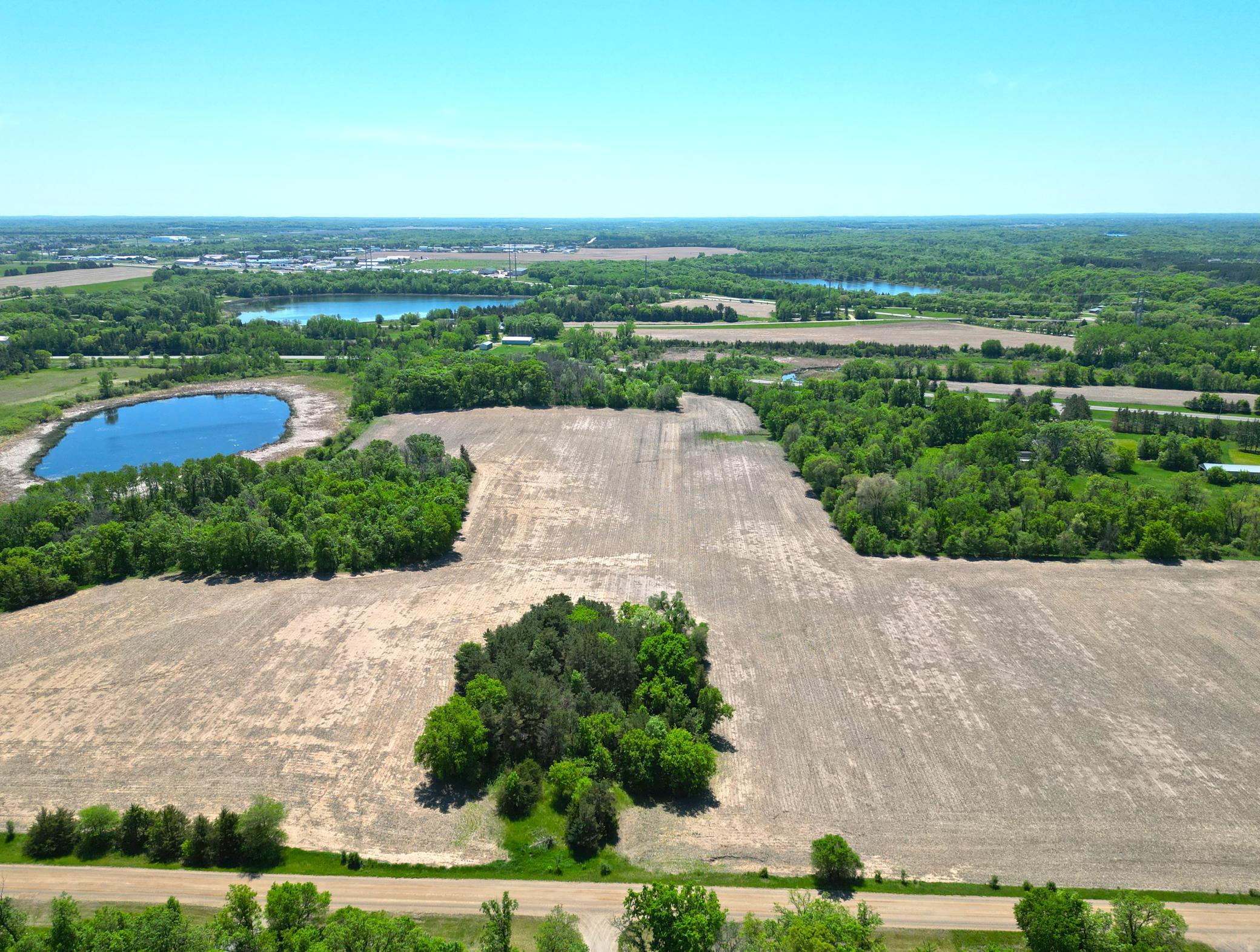 Scenic 10-acre parcel featuring a beautiful grove of mature trees, offering a picturesque and private setting.
