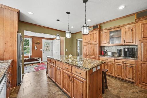 Granite counters, a center island, and the kind of kitchen that makes buyers want to cook dinner tonight