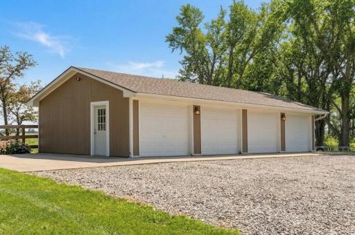 44' x 22' and heated: this detached garage alone could change your mind about buying this house