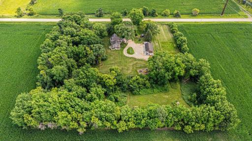 All 4.82 acres from above, fenced pasture and all: this is the New Prague hobby farm buyers keep searching for and can never find