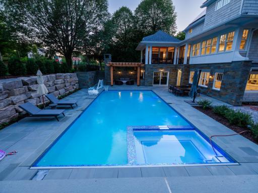 Rendering of a Santanni Custom Home - Pool area 7 Rendering of a Santanni Custom Home - Pool area