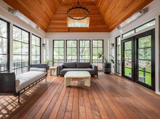 Rendering of a Santanni Custom Home Sun Room