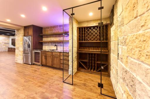 Rendering of a Santanni Custom Home - Wine Cellar & Wet Bar