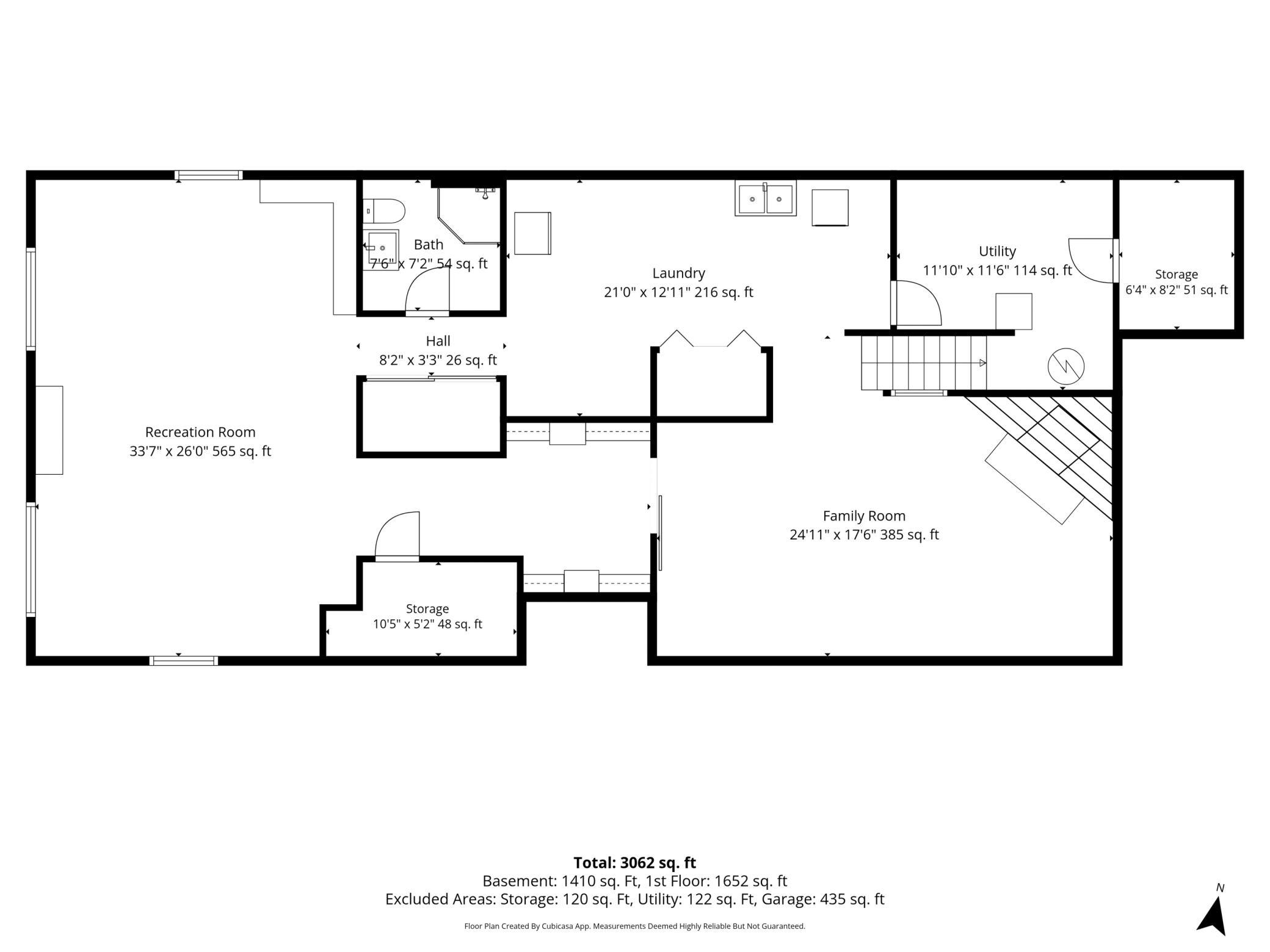 Lower level floorplan.