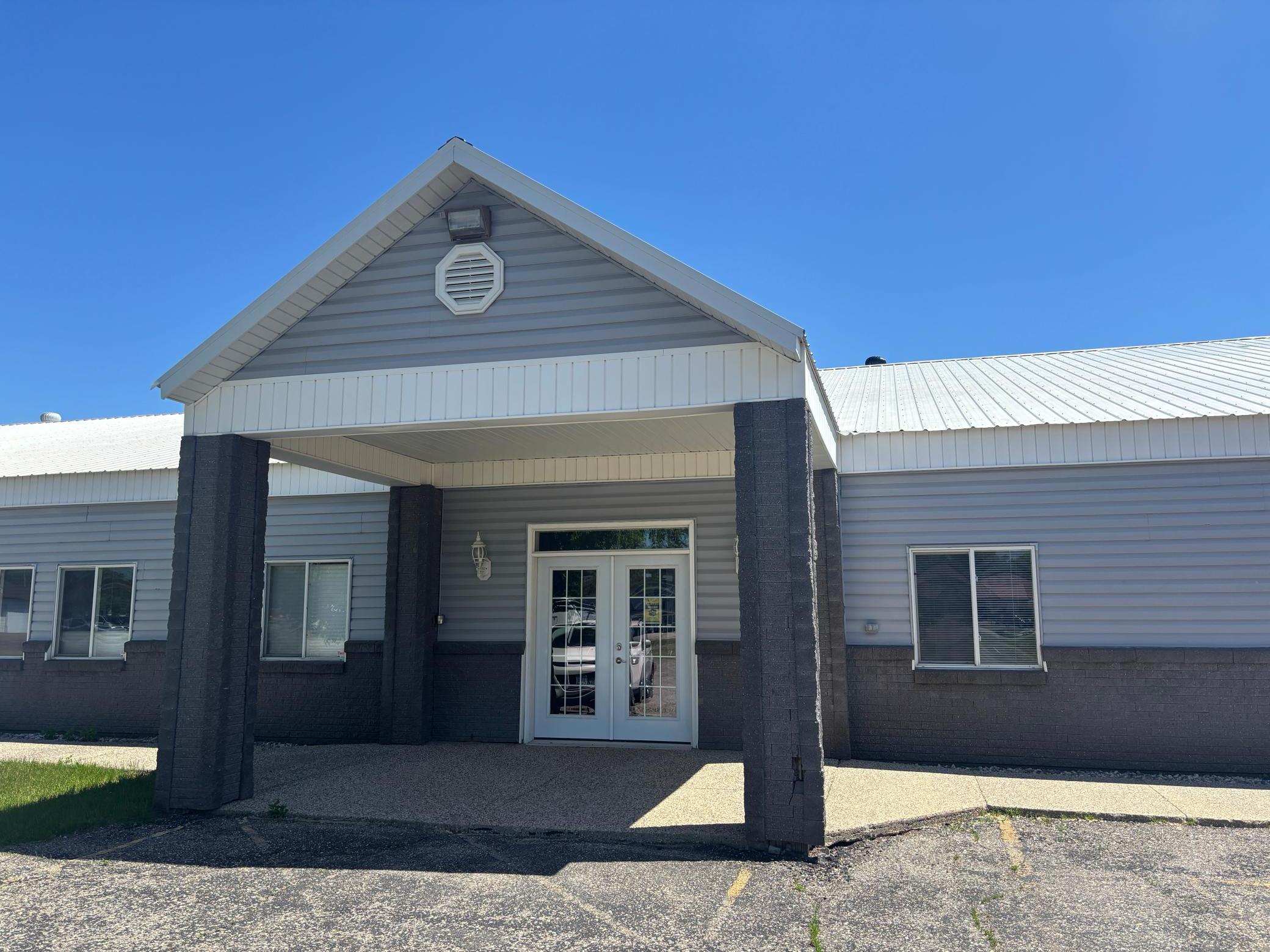 Main Entrance off Large Parking lot